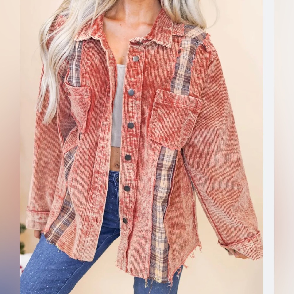 POL corduroy/flannel jacket